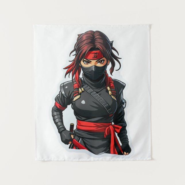 Tapete De Parede Ninja Girl (Frente)
