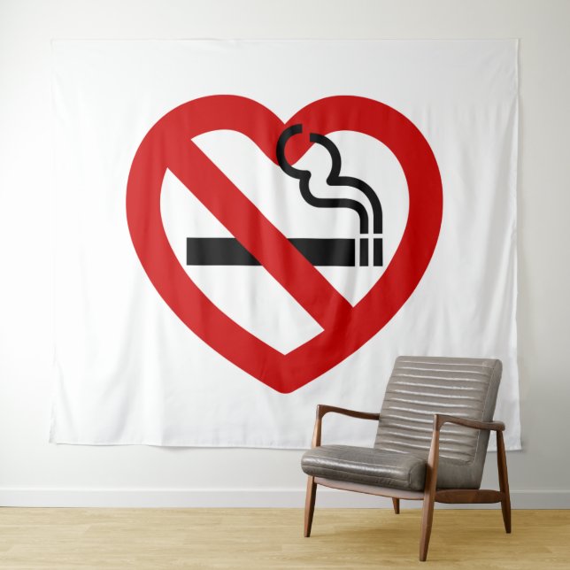 Tapete De Parede No Love For Smoking Sign (In Situ (Horizontal))