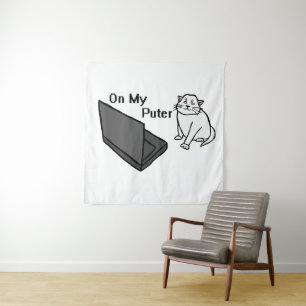 Tapete De Parede No Meu Computador Engraçado Meme de Gato Branco