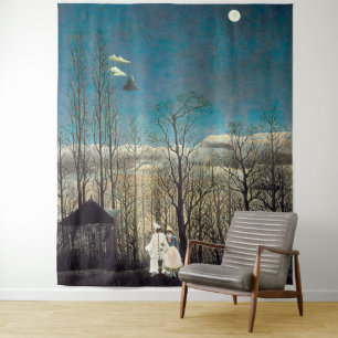 Tapete De Parede Noite de Carnaval   Henri Rousseau  