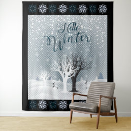 Tapete De Parede Noite de Natal Fada Tale Fantasy Snowy Forest