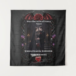 Tapete De Parede Noite Eterna Casamento Gótico Vampírico Romance So