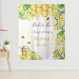 Tapete De Parede Noiva Abelha Chuva de Casamento flores amarelas