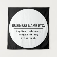 Nome da empresa e slogan/outro texto | Preto e bra