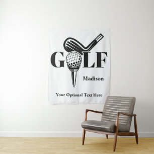 Tapete De Parede Nome Personalizado de Golfe