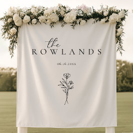 Tapete De Parede Nome preto e branco simples para Mesa doce