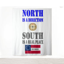 NORTH é uma DIREÇÃO, SUL é UM LUGAR REAL