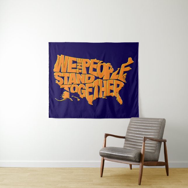 Tapete De Parede Nós, as Pessoas, nos unimos (In Situ (Horizontal))