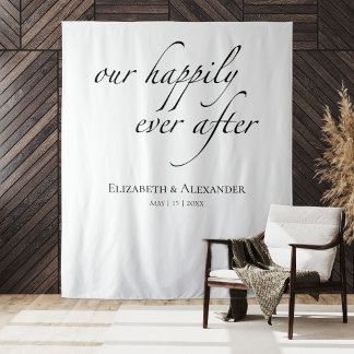Tapete De Parede nossa felicidade para sempre | Plano de Casamento