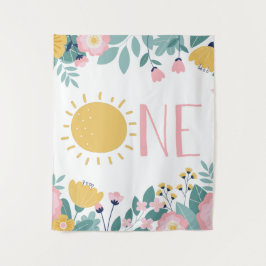 Tapete De Parede Nossa Pequena Sunshine Boho Floral UM