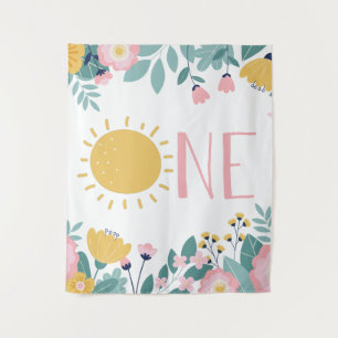 Tapete De Parede Nossa Pequena Sunshine Boho Floral UM