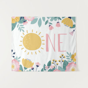 Tapete De Parede Nossa Pequena Sunshine Boho Floral UM