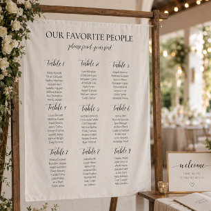 Tapete De Parede Nosso Gráfico de Assentos Favorito Marfim Elegante
