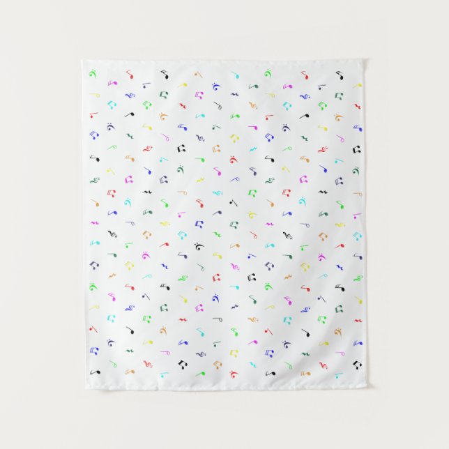 Tapete De Parede Notas Musicais (Frente)