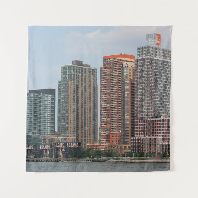 Tapete De Parede NOVA IORQUE - 5 DE JULHO DE 2015: Long Island City (Frente)