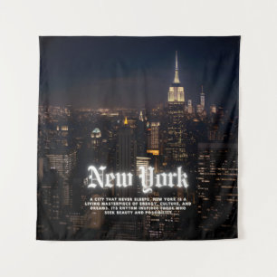 Tapete De Parede Nova Iorque Skyline Poster Modelo