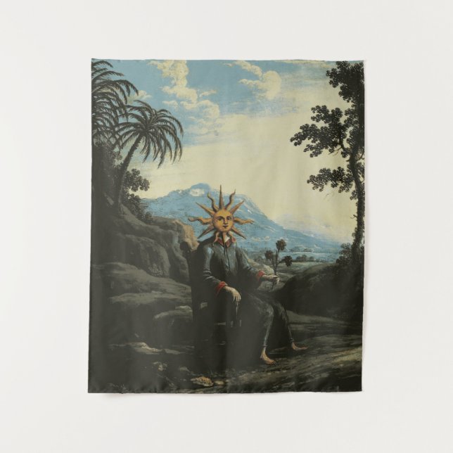 Tapete De Parede O alquimista que conseguiu a iluminação (Frente)