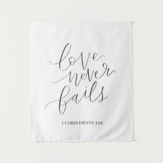 Tapete De Parede o amor nunca falha | 1 Coríntios 13:8