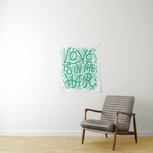 Tapete De Parede O amor verde está no cabelo