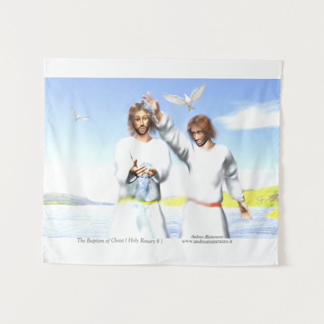 Tapete De Parede O Batismo de Cristo (Frente (Horizontal))