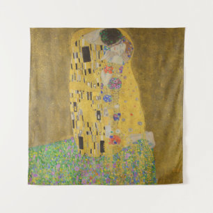 Tapete De Parede O Beijo, Pintura a Óleo Art Nouveau, Gustav Klimt