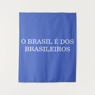 Tapete De Parede O Brasil é dos Brasileiros Patriótico Brasileiro
