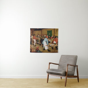 Tapete De Parede O Casamento Camponês por Pieter Bruegel, o Velho