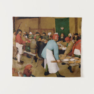 Tapete De Parede O Casamento Camponês por Pieter Bruegel, o Velho