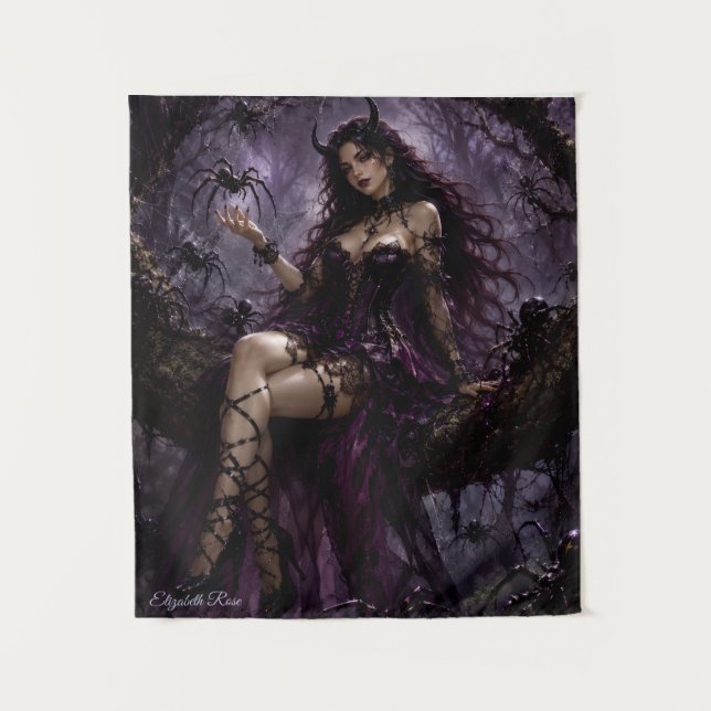 Tapete De Parede O Domínio da Rainha Aranha (Frente)