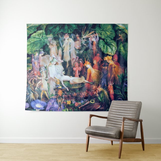 Tapete De Parede O Funeral da Fada, John Anster Fitzgerald (In Situ (Horizontal))