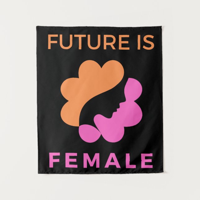 Tapete De Parede O Futuro É Feminista Feminista (Frente)