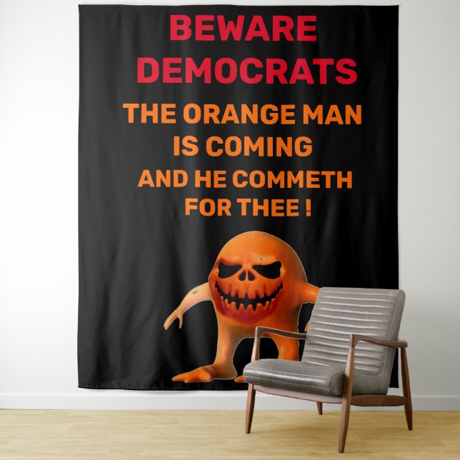 TAPETE DE PAREDE O HOMEM LARANJA (In Situ)