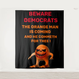 TAPETE DE PAREDE O HOMEM LARANJA