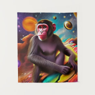 Tapete De Parede O Macaco (Três)