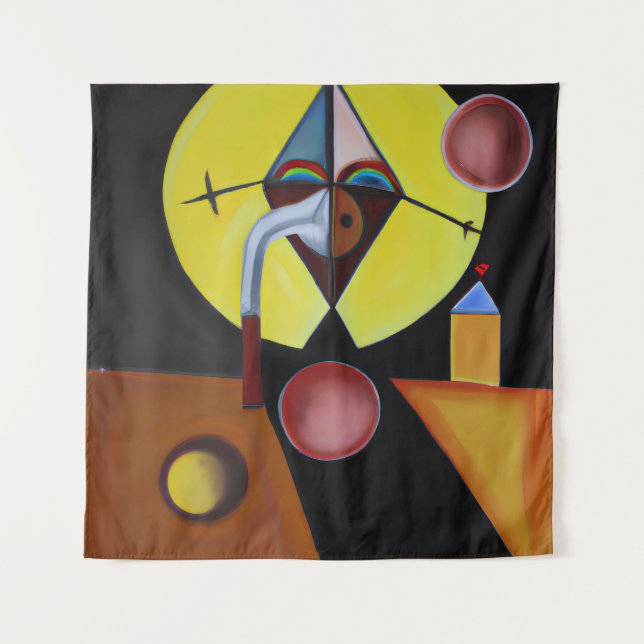 Tapete De Parede O Médico da Peste - Pintura a Óleo (Frente)