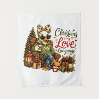 Tapete De Parede O Natal é Minha Linguagem do Amor