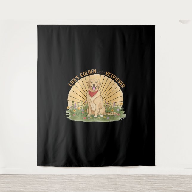 Tapete De Parede O Ouro da vida com um design de Ouro de varejo (Frente)