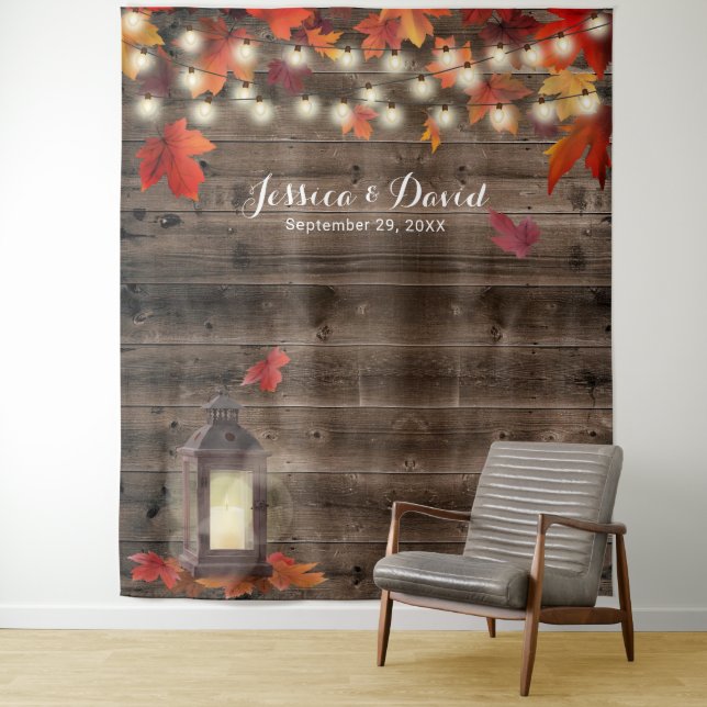 Tapete De Parede O outono russo do Casamento outono deixa o painel  (In Situ)