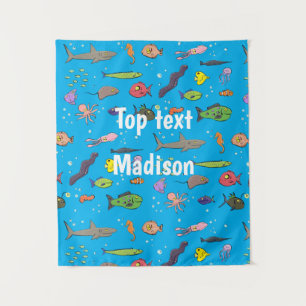 Tapete De Parede O padrão de ilustração de desenhos animados das