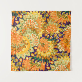 Tapete De Parede O padrão de tecido de vindima fecha o fundo.