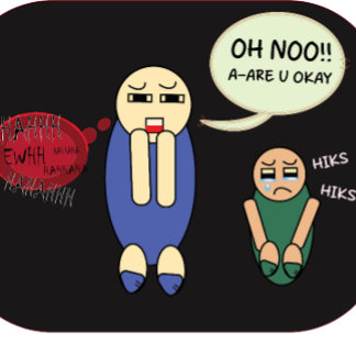 Tapete De Parede O Pedido de Desculpas de Duas Caras