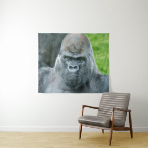 Tapete De Parede O poder de um retrato de Silverback de Oumbi