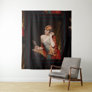 Tapete De Parede O Studio Mirror de Albert Henry Collings