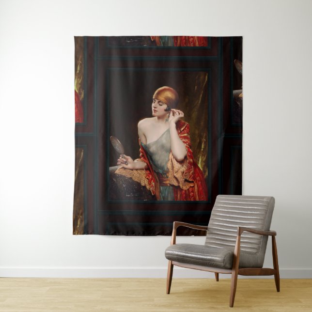 Tapete De Parede O Studio Mirror de Albert Henry Collings (In Situ)