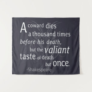 Tapete De Parede O Valiant morre, mas uma vez Shakespeare