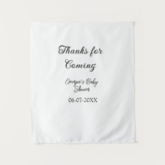 Tapete De Parede Obrigado por vir chuveiro de bebê tipografia moder