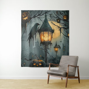 Tapete De Parede Oca Assombrada – Noite de Halloween