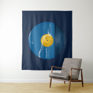 Tapete De Parede Ocean Grooves Vinyl Ocean Art Noite
