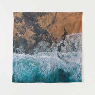 TAPETE DE PAREDE OCEANO AZUL