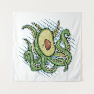 Tapete De Parede Octopus Avocado